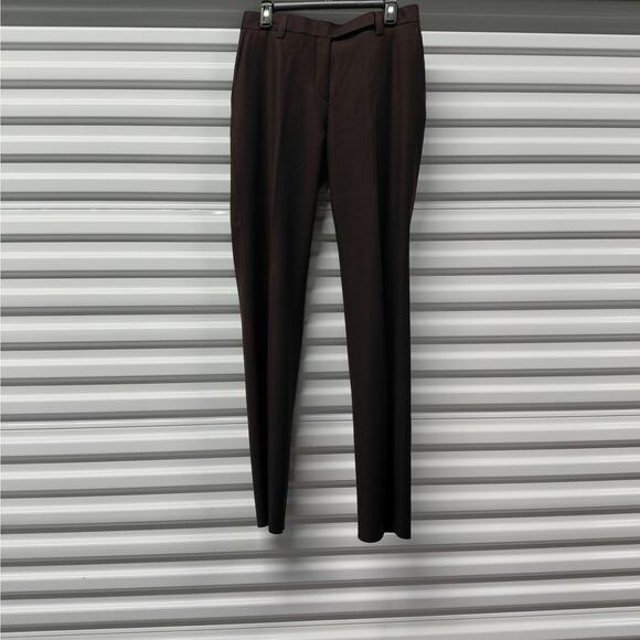 Salvatore Ferragamo Men Pants IT 42 US 32 Wool Silk Brown Dress Trouser Italy - Picture 1 of 12